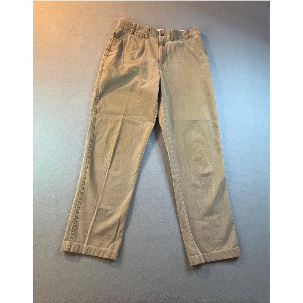 VTG The Territory Ahead Mens 33 Comfort Wash Pant Pigment Dyed Khaki Chino Y2K
